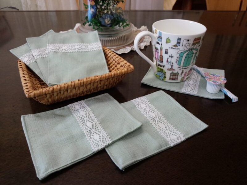 バッグとコースター